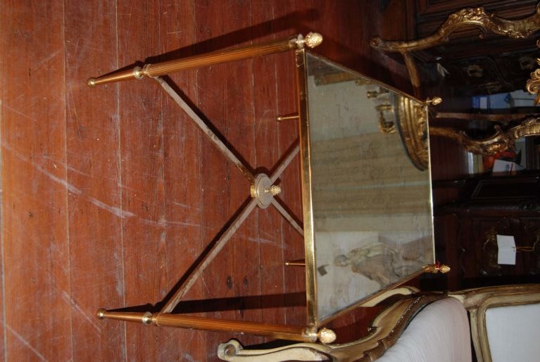 Art Deco Smoked Mirror Coffee Table