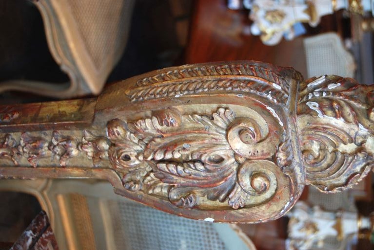 Pair Large 19thc. Carved Torcheres