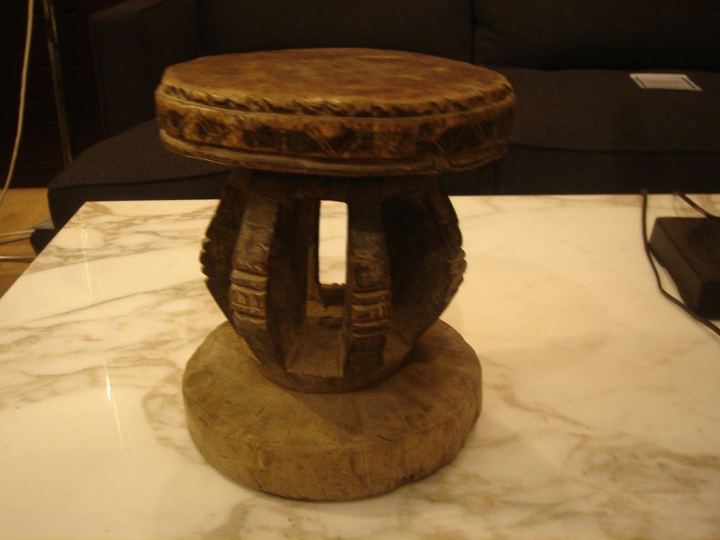 Vintage Small African Drum