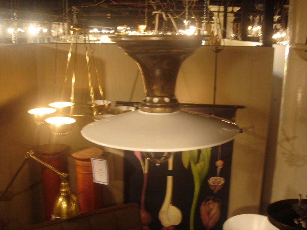 fluted flush mount light