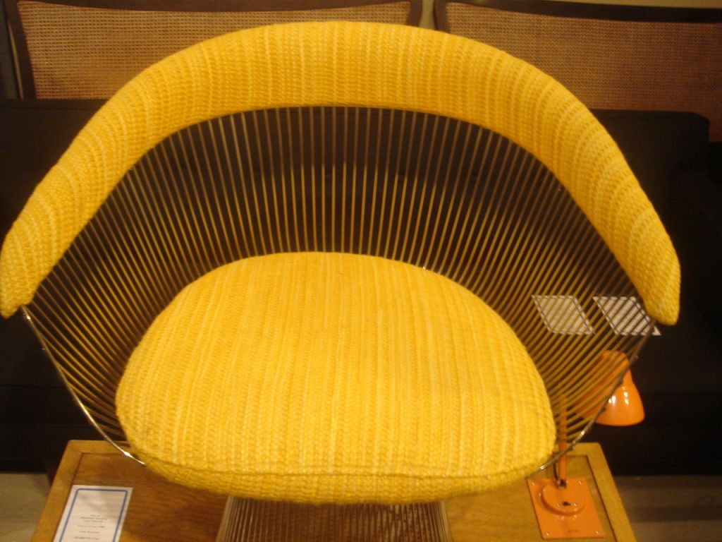 Vintage Single Nickel Chair by Warren Platner for Knoll 4