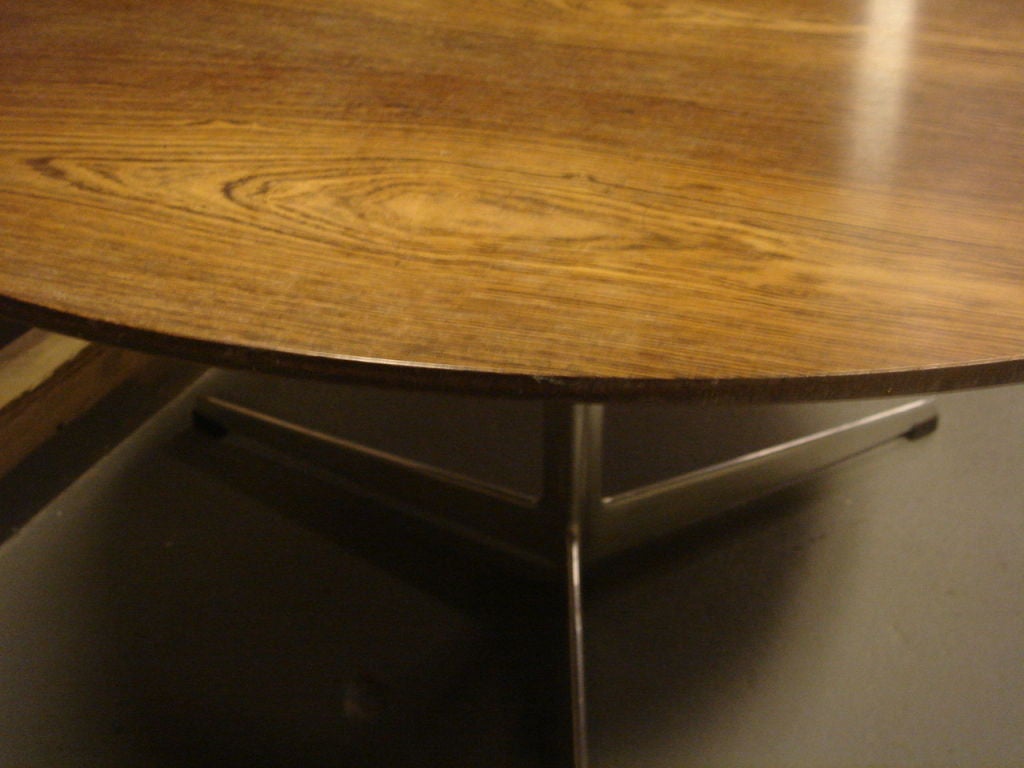 Vintage Rosewood Coffee Table by Arne Jacobsen for Fritz Hansen In Excellent Condition In New York, NY