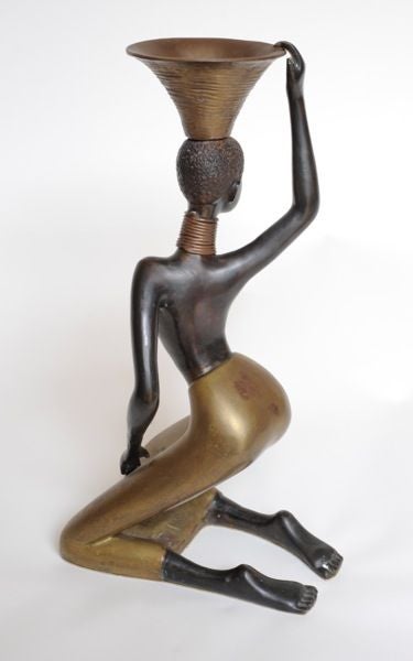French A SENSUOUS FRENCH 1940's BRONZE OF A WOMAN After Hagenauer For Sale