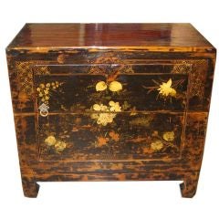 Painted Mongolian Side Chest