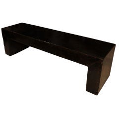 Black Lacquer Bench/Coffee Table