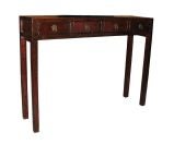 Antique 4 Drawer Console Table