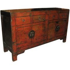 Red Lacquer Buffet
