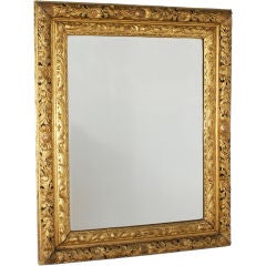 Reticulated  Gilt Wood Framed Mirror
