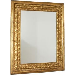 19th Century Italian Baroque Style Giltwood Mirror, circa 1850 2
