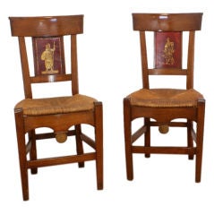 Pair of Italian Side Chairs