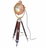 WWII Copper GE Spotlight with Rare Mercury Reflector