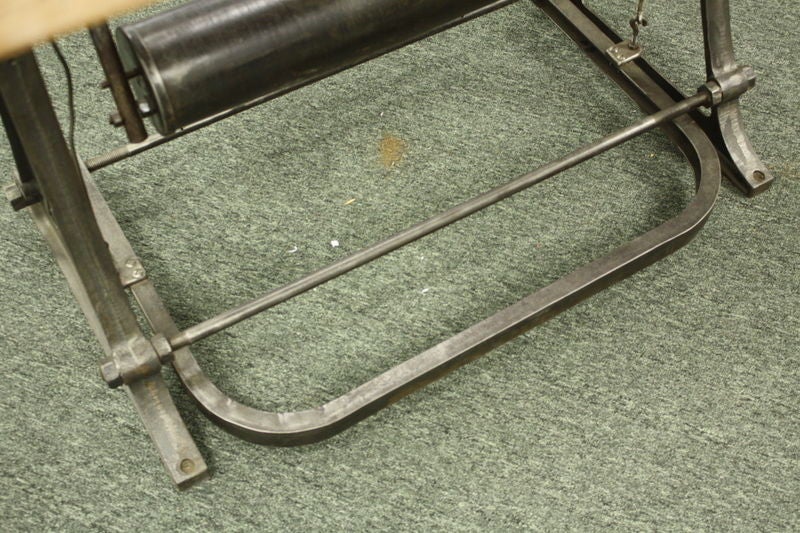 Mid Century French Architect's Table and Chair 1