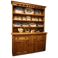 Antique Irish Pine Hutch