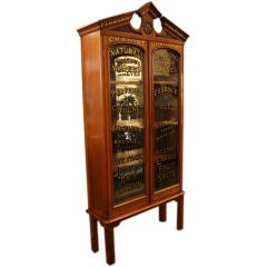 Decorated PERFUMES and COLOGNES Cabinet, Antique English