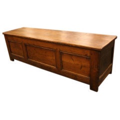 Antique French Chestnut Coffer