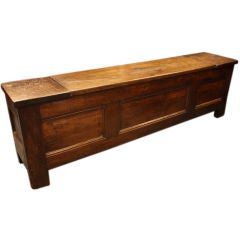 Antique French Chestnut Coffer