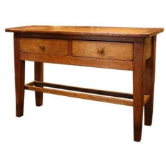 Antique French Chunky Pine Server