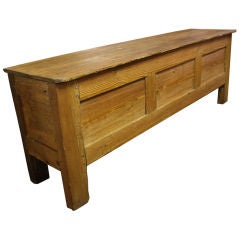 Antique French Pine Coffer/Trunk