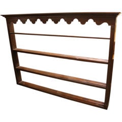 Large Georgian English Oak Rack