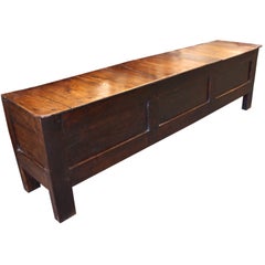 Antique French Chestnut Coffer