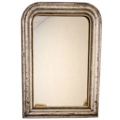 Antique Silver Gilt Louis Philippe Mirror