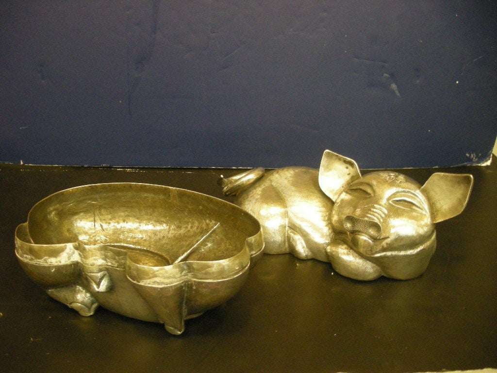 Cambodian Pig Sterling Silver Box 1