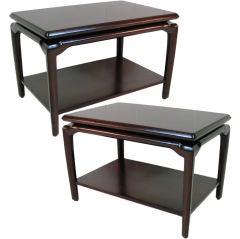 Pair of Walnut Monteverdi Young Side Tables