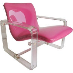 Lucite Lounge Chair