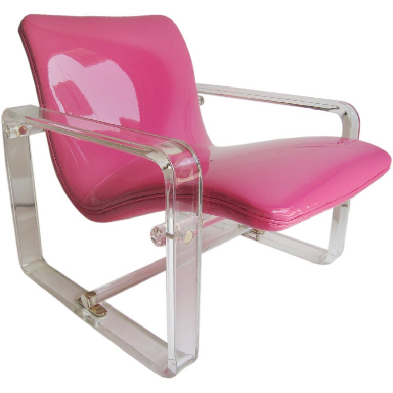 Lucite Lounge  Chair