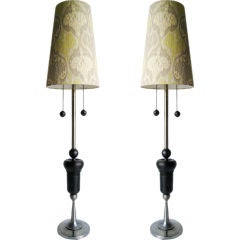 Pair of Moroccan Style Floor Lamps