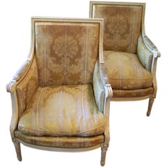 Pair of Louis XVI Arm Chairs