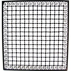 WROUGHT IRON ARCHITECTURAL PANEL