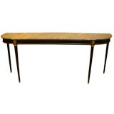 Large Ebonized Console by Maison Jansen