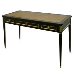 Ebonized Desk in the Regency Style by Maison Jansen