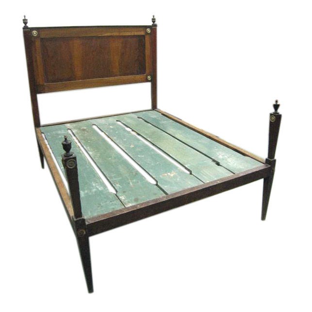 French 18th Century Louis XVI Neoclassical Bed in Full or Queen Size
