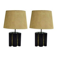 Pair of Table Lamps by Pierre Cardin