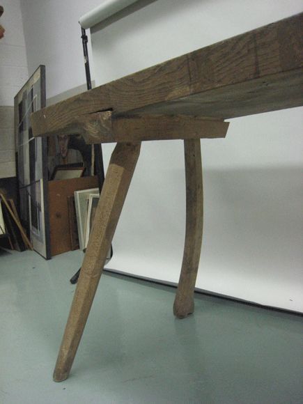 Moderner handwerklicher Schreibtisch oder Konsole, 1930er Jahre (Mitte des 20. Jahrhunderts) im Angebot