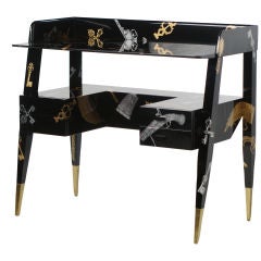 Gio Ponti and Piero Fornasetti - Pistol & Key Desk