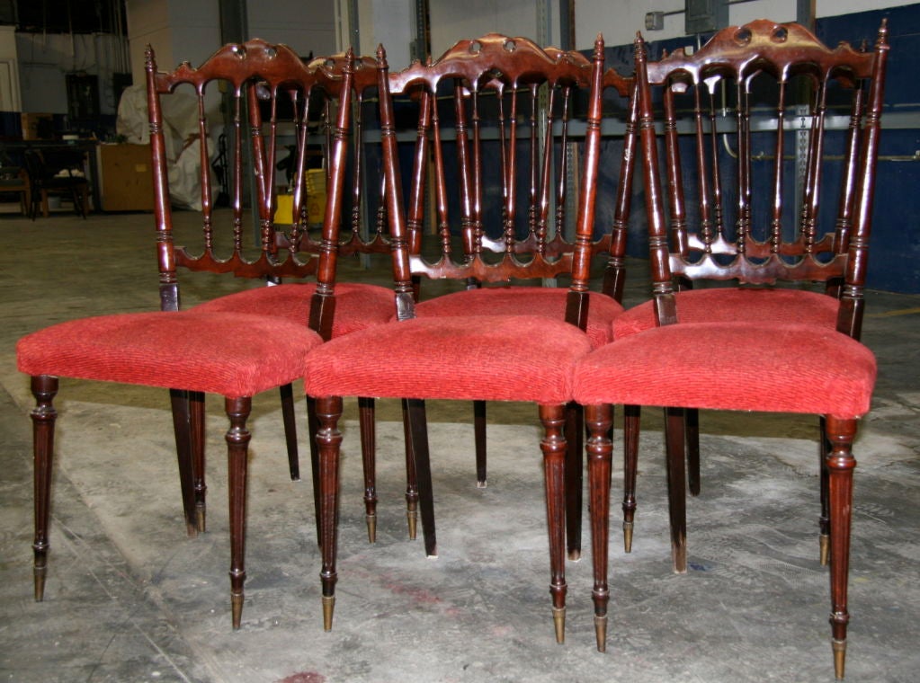Italian Chiavarine Chairs In Good Condition For Sale In Los Angeles, CA