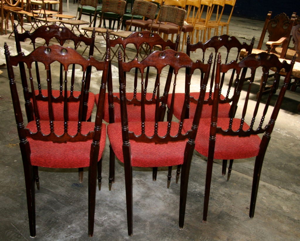 Wood Italian Chiavarine Chairs For Sale