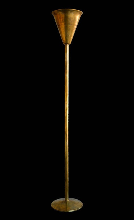 Raymor Brass Torchiere