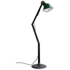 Articulated Industrial Floor Lamp