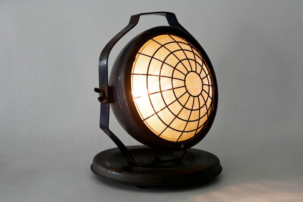 Dietz Industrial Rolling Floor/Table Lamp 5