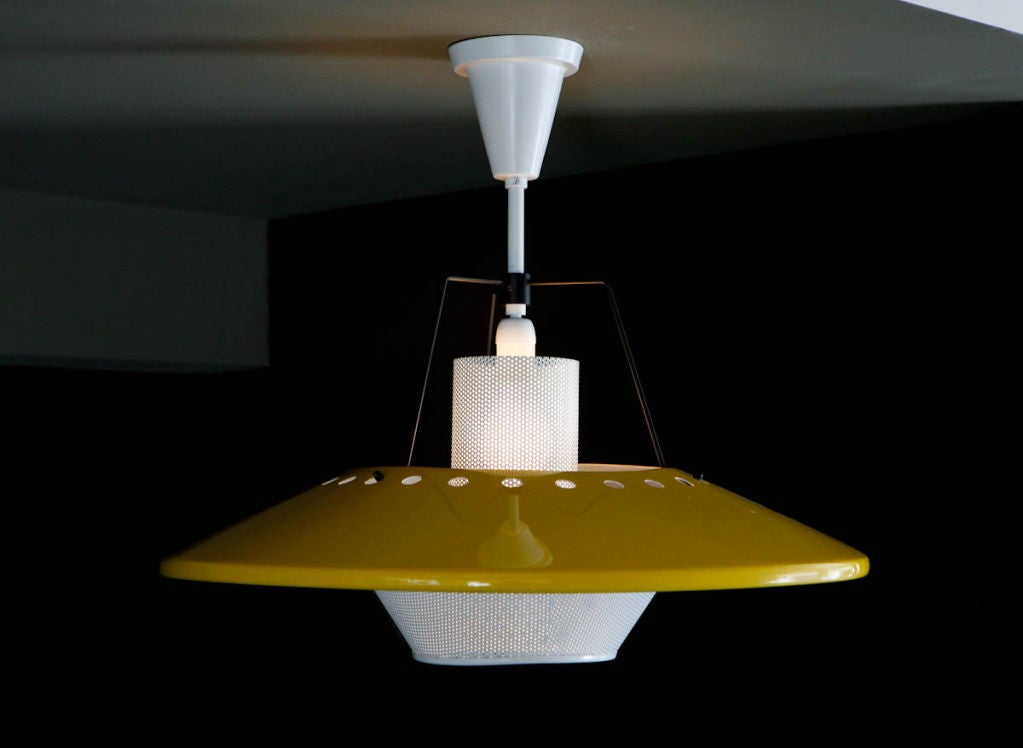 Mid-20th Century Mathieu Mategot Ceiling Fixture