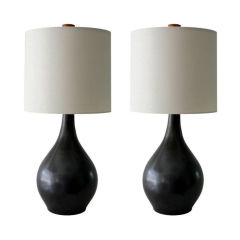 Rare Pair of Martz MOMA Table Lamps