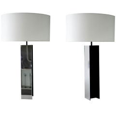 Pair of Kovacs I Beam Table Lamps