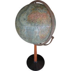 Vintage Standing Replogle Globe