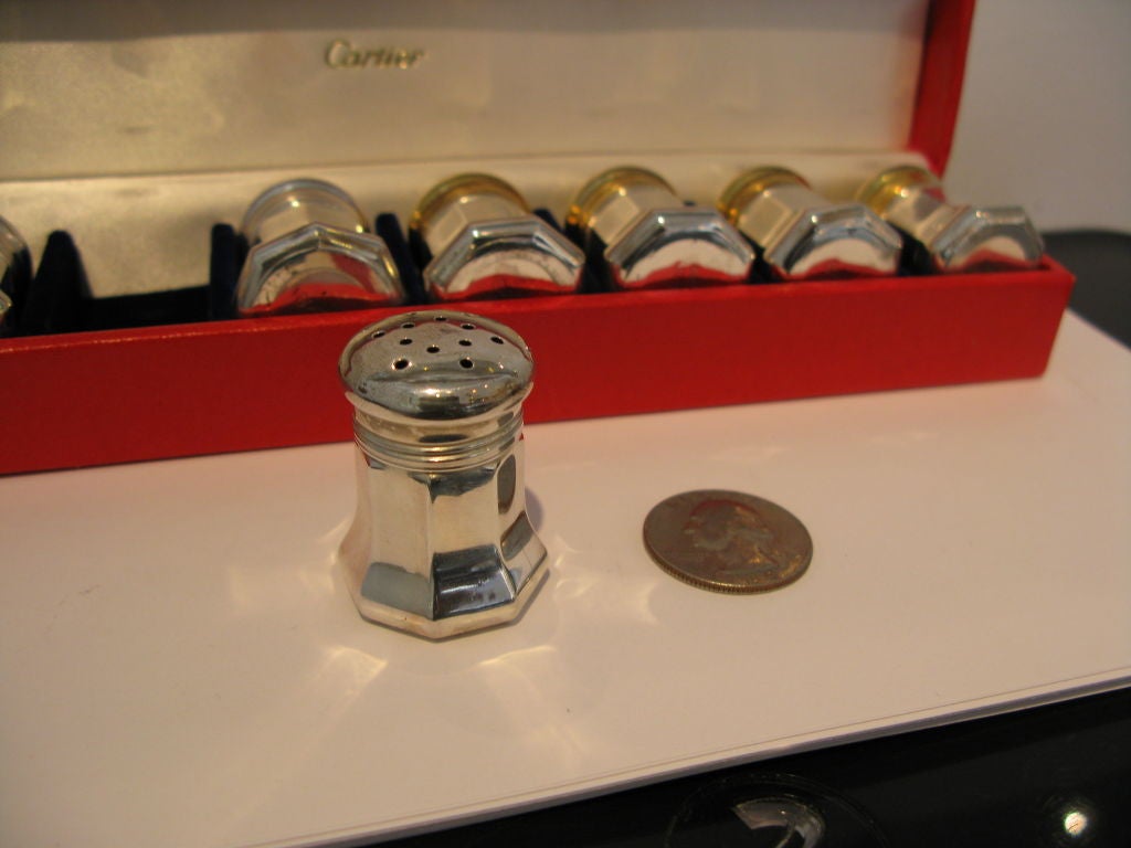 Set of 8 Cartier Salt & Pepper Shakers 4