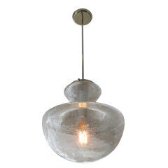 Glass Mushroom Shaped Chandelier