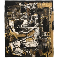 Mathieu Mategot (1910-2001) Aubusson Wool Tapestry circa 1962